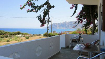 Photo of Mochlos Mare apartment, front terrace